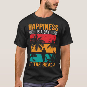 Vintage Surfer Retro Surfing Beach Summer Vacation T-Shirt
