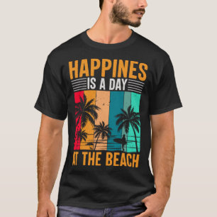 Vintage Surfer Retro Surfing Beach Summer Vacation T-Shirt