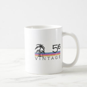 Vintage Surfing 1956 Pacific Ocean Sunset Birthday Coffee Mug