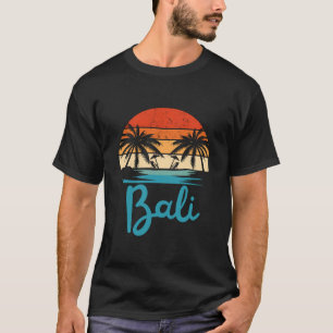 Vintage Surfing Bali Beach Indonesia T-Shirt