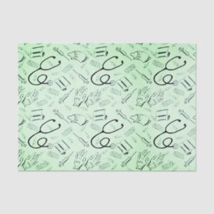 Vintage surgeon medical doctor tissue paper