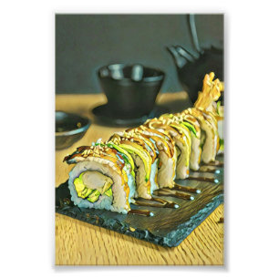 Vintage Sushi gift Photo Print