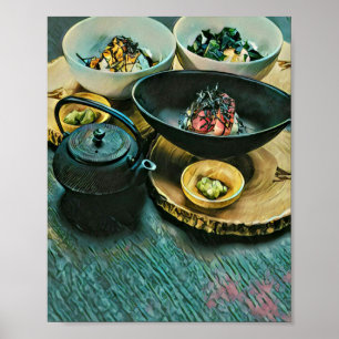 Vintage Sushi gift Poster