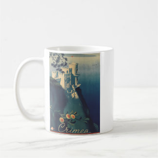 Vintage Swallows Nest Castle Architectural Art Coffee Mug