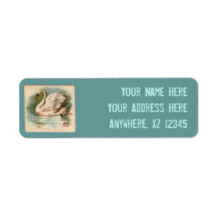 Vintage Swan Game Card