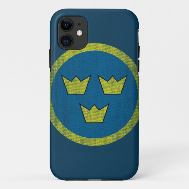 Vintage Sweden Case-Mate iPhone Case (Back)