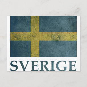 Vintage Sweden Postcard