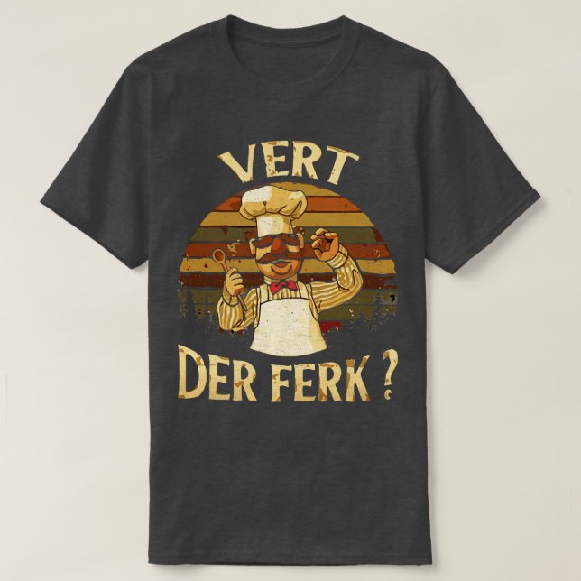 VINTAGE Swedish Chef Tote T-Shirt (Design Front)