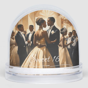 Vintage Sweet 16 Cotillion Snow Globes Snowglobe