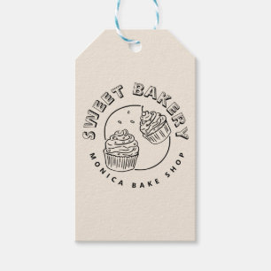Vintage Sweet Bakery Logo Gift Tags