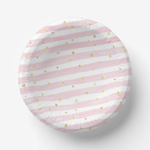 Vintage sweet treat cart 1st birthday party guest paper plate