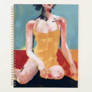 Vintage Swim - Yellow Swimsuit Planner