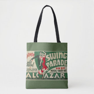 Vintage "Swing Parade" Tote Bag
