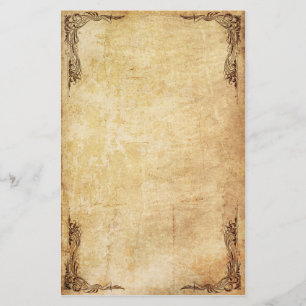 Vintage Swirl Stationery