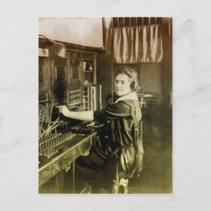Vintage Switchboard Postcard