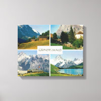 Vintage Switzerland, Grindelwald, Jungfrau