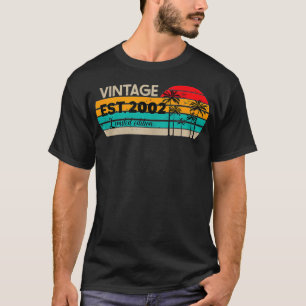 Vintage t shirts Est 2002 Limited Edition 20th Bir