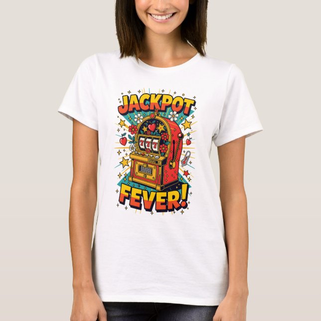 Vintage T Shirts Las Vegas - Jackpot Fever!  (Front)