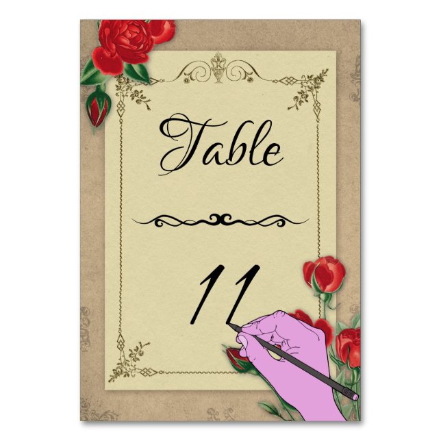 Vintage Table Number (Front)