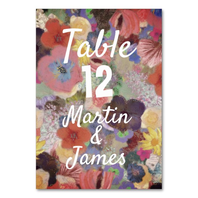 Vintage table number (Front)