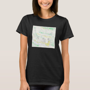 Vintage Tachikawa Japan Map 1945 T-Shirt