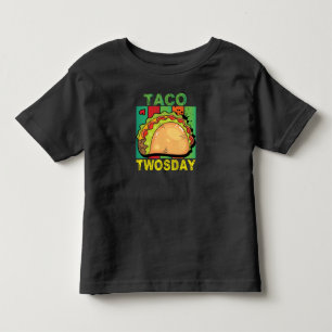 Vintage Taco Tuesday Tacos Lover Gifts Toddler T-shirt