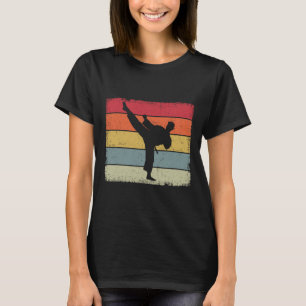 Vintage Taekwondo Karate Martial Arts Lover Girls T-Shirt