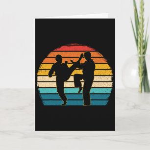 Vintage Taekwondo Korean Martial Arts Kickboxing R Card