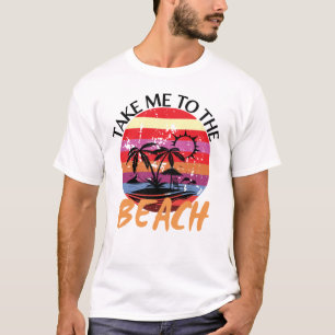 Vintage Take Me To The Beach Summer T-Shirt