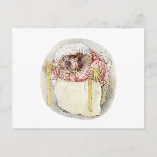 Vintage Tale of Mrs Tiggy Winkle Postcard (Front)