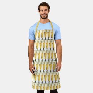 Vintage Tall Frosty Draught Beer, Pilsner or Lager Apron