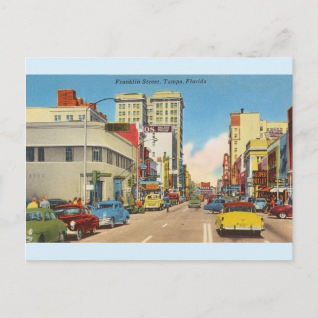Vintage Tampa, Florida Postcard (Front)