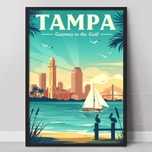 Vintage Tampa Poster