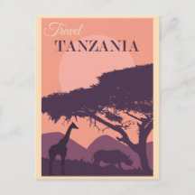 Vintage Tanzania Africa African Travel