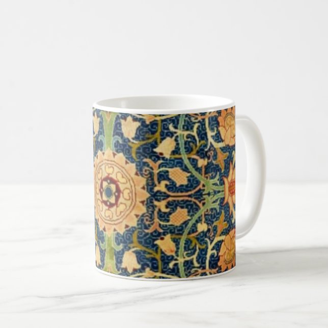 Vintage Tapestry Coffee Mug (Devant droit)