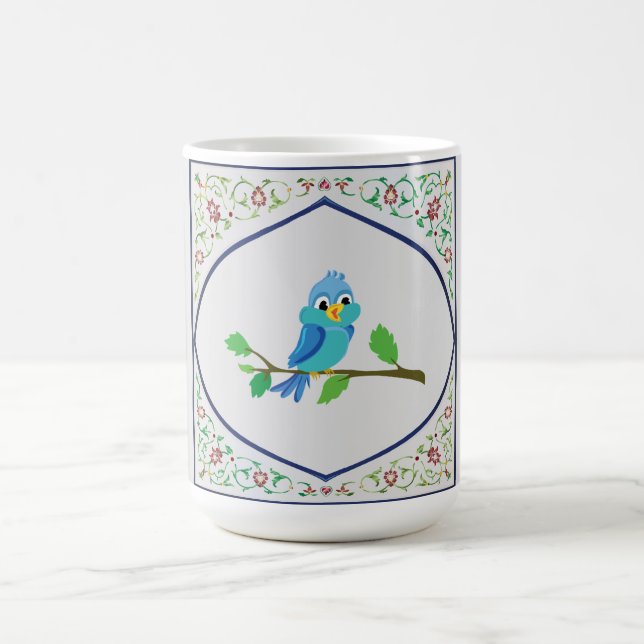 Vintage Tapestry pattern Coffee Mug (Center)