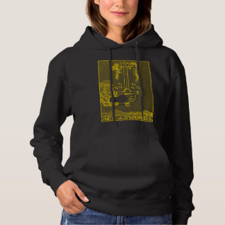 VINTAGE TAROT CARD SOWRDS ACE HOODIE