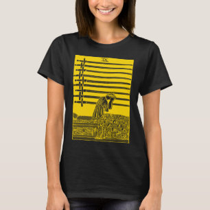 VINTAGE TAROT CARD SWORDS NINE T-Shirt