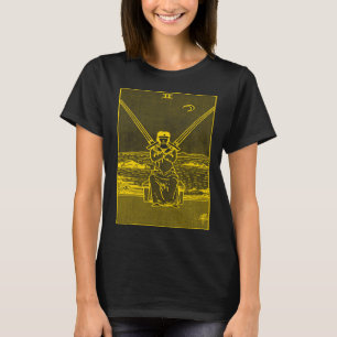 VINTAGE TAROT CARD SWORDS TWO T-Shirt