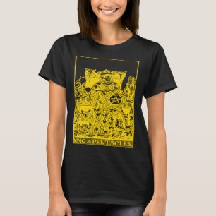VINTAGE TAROT CARD THE SUIT OF PENTACLES KING T-Shirt