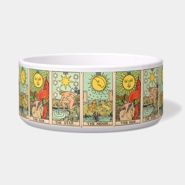 Vintage Tarot Cards Sun Moon Stars  Pet (Front)