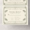 Vintage Tarot Gothic Wedding All-in One Invite
