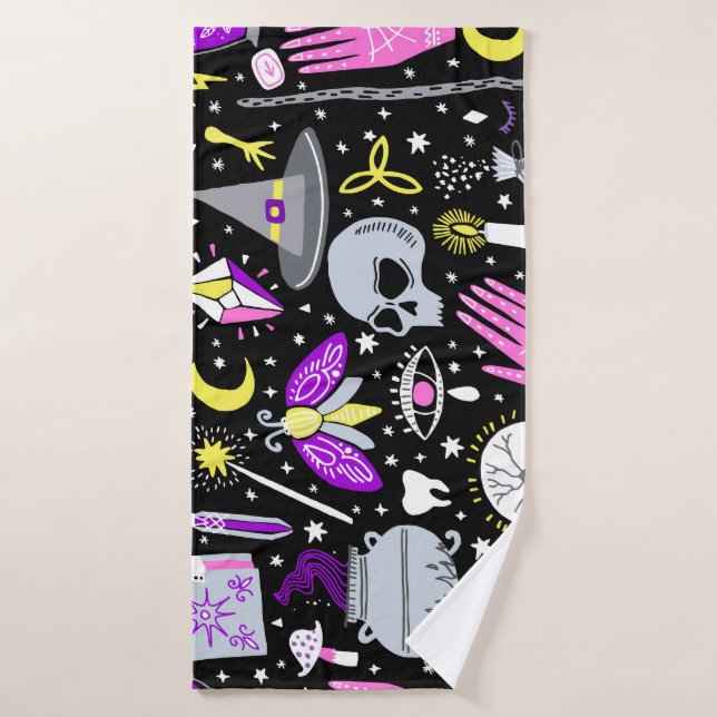 Vintage tartan brun-orange. (Serviette de bain)