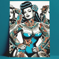 Vintage Tattoo Girls