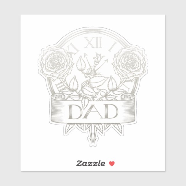 Vintage tattoo style Dad artwork  (Sheet)