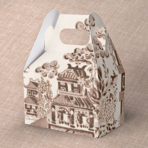 Vintage Taupe Willow Favour Box