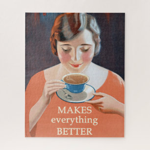 Vintage Tea Advertisement - Makes Better Jigsaw Puzzle