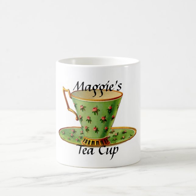 Vintage Tea Cup Mug (Center)
