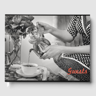 Vintage Tea Guest Book