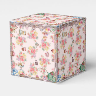Vintage Tea Party Artisan Favor Box